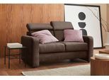 2-Sitzer SIT & MORE "Bologna", braun (dunkelbraun), B:153cm H:84cm T:93cm, Sofas, 2-Sitzer, inklusive Kopfteilverstellung und Federkern