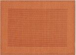 Platzset STUCO "Cadre", orange, B:33cm L:45cm, Obermaterial: 75% Polyethylen, 25% Polyester, Platzsets, Platzset
