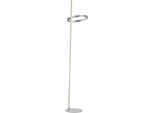 JUST LIGHT LED Stehlampe "RITUS", stahl, 2, Ø 30cm H: 159,5cm, 1 Stk., Leuchten, Touchdimmer, getrennt schaltbar, Memoryfunktion, LED Stehlampe