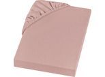 Spannbettlaken SETEX "Feinbiber in Gr. 70x140, 90x200, 140x200 oder 180x200 cm", rosa (altrosa), B:160cm L:200cm, Feinbiber, Obermaterial: 100% Baumwolle, Bettlaken, Spannbettlaken, für Matratzen bis 23 cm Höhe, Winter, Bettlaken