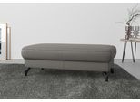 Hockerbank SIT & MORE "Cinturo", grau, B:131cm H:45cm T:67cm, Hocker, Hockerbank, mit Federkern, Sitzhöhe 45 cm