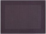 Platzset STUCO "Cadre", lila (aubergine), B:33cm L:45cm, Obermaterial: 75% Polyethylen, 25% Polyester, Platzsets, Platzset