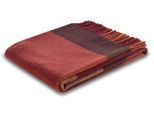 Plaid BIEDERLACK "Soft Impression", rot (rubin), B:130cm L:170cm, Kaschmir, Wolle, Wohndecken, Plaid, im klassischen Karodesign