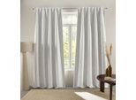 Verdunkelungsvorhang "Marusha" Gr. 2, beige (creme), B:135cm H:175cm, Polyester, Polyester, LEGER HOME BY LENA GERCKE, Gardinen, Verdunkelungsvorhang, Verdunkelnder Vorhang, blickdicht, Leinenoptik, robuste Haptik, Thermo