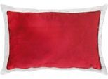 Dekokissen APELT "Montana", weiß (rot, weiß, unifarben), B:41cm L:61cm, Obermaterial: 100% Polyester, Dekokissen_Sitzkissen_Kissenhüllen, Dekokissen