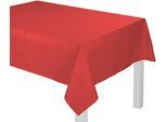 Tischdecke WIRTH "NEWBURY" Gr. 2, rot, B:120cm L:120cm, Baumwolle, Polyester, Tischdecken, Tischdecke