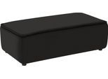 Hocker W.SCHILLIG "around-the-block", schwarz (schwarz z59), B:120cm H:39cm T:60cm, Longlife Xtra-Leder Z59: Glattleder mit modischer Prägung. Hautstärke 0, 9 - 1, 1 mm, Hocker, Hocker, mit eleganter Biese