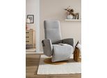 TV-Sessel SIT & MORE "Kobra", grau, B:71cm H:110cm T:82cm, Webstoff (100% Polyester);Luxus-Microfaser Euphoria (100% Polyester);Luxus-Microfaser Vintage (100% Polyester), Sessel, TV-Sessel, wahlweise mit 2 Motoren, 2 Motoren und Akku oder mit 2 Motoren