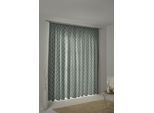 Vorhang ADAM "Feathers" Gr. 4, blau (blaugrau), B:145cm H:245cm, Jacquard, Baumwolle (Bio-Baumwolle), Gardinen, Vorhang, aus 100% Bio-Baumwolle