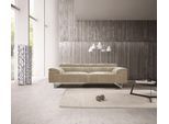 2,5-Sitzer EGOITALIANO "Malika, Designsofa mit hohem Sitzkomfort, edel und bequem", grau (opal grau), B:216cm H:94cm T:107cm, Luxus-Micofaser Lederoptik (100% Polyester) ist ein neues technisches Gewebe mit einem visuellen und taktilen Aspekt, der dem Nubuk sehr nahe kommt, mit innovativen Eigenschaften. Seine außerordentliche Weichheit kommt von einem exklusiven Produktionsprozess, der Unreinheit