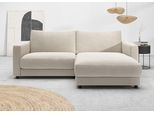 Ecksofa HOME AFFAIRE "Ecksofa Jiro, L-Form, große Sitztiefe, Breite 226 cm", taupe, B:226cm H:85cm T:190cm, 100% Polyester, Sofas, Ecksofa, lose Sitz- & Rückenkissen, weicher Polsteraufbau, komfortabel & modern
