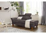 Recamiere HOME AFFAIRE "Conville", braun (mocca), B:194cm H:84cm T:93cm, 100% Polyester, Sofas, Recamiere, incl. Kopfteilverstellung, Federkern, wahlweise mit Bettkasten
