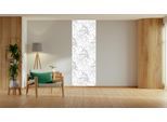 Wandsticker QUEENCE "Einhörner in den Wolken", weiß, B:90cm H:250cm, Vinyl, Wandtattoos, Wandsticker, DIY-Wandsticker zum Bemalen