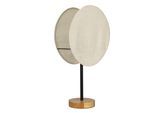 PAULEEN Tischleuchte "Boho Darling max20W Beige 230V Metall/Holz/Stoff", beige, 1, H: 56,5cm, Leuchten, E27, Tischleuchte