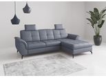 Ecksofa SIT & MORE "Zora", graublau, B:262cm H:92cm T:164cm, Sofas, Ecksofa