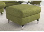 Stauraumhocker SIT & MORE "Grenoble", grün (olive), B:66cm H:48cm T:76cm, Hocker, Stauraumhocker, mit Stauraum und satinierten Füßen