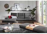 Ecksofa W.SCHILLIG "broadway, Designsofa mit tollem Sitzkomfort, L-Form", grau (anthrazit s22), B:291cm H:94cm T:164cm, Flachgewebe S22 (100% Polyester), Sofas, Ecksofa, Sitztiefenverstellung, Kopfteil- & Seitenteilverstellung, Breite 291cm