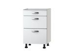 Unterschrank OPTIFIT "Ole", weiß, B:50cm H:87cm T:58,4cm, Holzwerkstoff, Schränke, Unterschrank