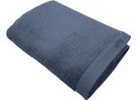 Gästehandtücher FRAMSOHN FROTTIER "Botanic Deluxe", blau (jeansblau), B:30cm L:50cm, Walkfrottier, Obermaterial: 70% Baumwolle, 30% Modal (TENCEL™), Handtücher, Gästehandtücher, superweich, hergestellt in Österreich, neutrale Buchenholzfaser Modal