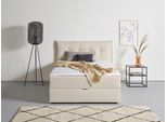 Boxbett HOME AFFAIRE "Kederleicht", beige, B:175cm L:213cm, Komplettbetten, Boxbett, inklusive Bettkasten & Topper, in 4 Breiten und 2 Härtegraden