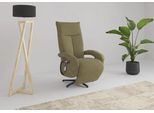 TV-Sessel SIT & MORE "Zoe, inkl. Kopfteilverstellung & 360 Drehfunktion", grün (olive), B:74cm H:112cm T:82cm, 100% Polyester, Sessel, TV-Sessel, wahlweise mit 2 Motoren, Akku & Aufstehhilfe