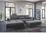 Ecksofa SIT & MORE "Bendigo L-Form", grau (hellgrau), B:284cm H:84cm T:175cm, Sofas, Ecksofa, inklusive Sitztiefenverstellung, Bodenfreiheit 12 cm, in 2 Fußfarben