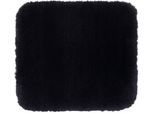 Badematte GÖZZE "»DELUXE«", grau (graphit), rechteckig (50cm x 45cm ), 1 Stk., Polyester, Badematten, Badematte, mit extra hohem Flor