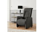 TV-Sessel SIT & MORE "Melissa", grau (anthrazit), B:71cm, 100% Polyester, Sessel, TV-Sessel, wahlweise elektrisch oder manuell verstellbar, optional Aufstehhilfe