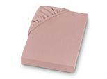 Spannbettlaken SETEX "Feinbiber in Gr. 70x140, 90x200, 140x200 oder 180x200 cm", rosa (altrosa), B:200cm L:200cm, Feinbiber, Obermaterial: 100% Baumwolle, Bettlaken, Spannbettlaken, für Matratzen bis 23 cm Höhe, Winter, Bettlaken