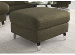 Stauraumhocker SIT & MORE "Grenoble", grün (khaki), B:66cm H:48cm T:76cm, Hocker, Stauraumhocker, mit Stauraum und satinierten Füßen