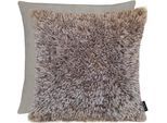 Dekokissen APELT "Missouri", braun, B:46cm L:46cm, Obermaterial: 100% Polyester, Dekokissen_Sitzkissen_Kissenhüllen, Dekokissen
