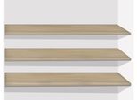 Einlegeboden WIEMANN, beige (natur), B:80cm H:2cm T:51cm, Holzwerkstoff, Einlegeböden, Einlegeboden