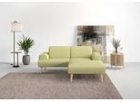 Ecksofa HOME AFFAIRE "Swift Scandic Design, komfortabler Federkern, Breite 192cm, L-Form", gelb (gelb, grün), B:192cm H:83cm T:176cm, 100% Polyester, Sofas, Ecksofa, Federkern-Polsterung, B/T/H: 192/83/176 cm