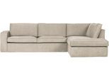 Ecksofa WOOOD "Thomas", transparent (natürlich), B:283cm H:92cm T:197cm, Sofas, Ecksofa, frei im Raum stellbar, Stellmaße H 92 cm x B 283 cm, L-Form