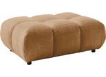 Polsterhocker HOME AFFAIRE "Cozy Bubble, mit eleganter Steppung, weich gepolstert, 108x73 cm", braun (rusty), B:108cm H:41cm T:73cm, 100% Polyester, Hocker, Polsterhocker, passend zum Sofa und dem drehbaren Sessel der Graceland-Serie