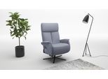 TV-Sessel SIT & MORE "Triple Seven Xtra large, bis 200kg belastbar, mit Herz-Waage Funktion", bunt (graublau), B:86cm H:115cm T:86cm, Sessel, TV-Sessel, inkl. Kopfteil- & Drehfunktion, wahlweise mit Akku und Aufstehhilfe