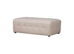 Polsterhocker HOME AFFAIRE "Nosia", beige, B:120cm H:47cm T:70cm, 100% Polyester, Hocker, Polsterhocker, passend zur Serie