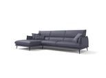 Ecksofa EGOITALIANO "FUNNY, hochwertiges & aktuelles Design, bequeme Rückenlehne, L-Form", grau (rauchgrau), B:265cm H:90cm T:225cm, Sofas, Ecksofa, hochwertiger Sitzkomfort, L-Form
