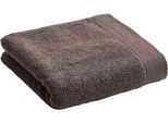 Gaestehandtuecher CHRISTY "LUXE", grau (soot), B:40cm L:76cm, Walkfrottier, Obermaterial: 100% Baumwolle, Handtücher, Gaestehandtuecher, Luxus Gästetücher in Premium Qualität mit 730g/m², 40x76cm, 6er Set