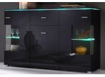 Sideboard HÖLTKEMEYER "Happy", schwarz, Sideboards, Sideboard, Breite 150 cm