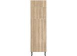Kühlumbauschrank OPTIFIT "Klara", braun (wildeiche), B:60cm H:211,8cm T:58,4cm, Holzwerkstoff, Schränke, Kühlumbauschrank, Breite 60 cm