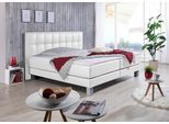 Boxspringbett HOME AFFAIRE "Tavira", weiß, B:187cm L:208cm, Komplettbetten, Boxspringbett, in 4 Breiten, 4 Farben und 3 Matratzenarten, incl. Topper