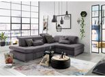 Ecksofa "SO 4100 mit komfortablen Federkern und Kopfteilverstellung", grau (fango 16), B:291cm H:80cm T:226cm, SET ONE BY MUSTERRING, Sofas, Ecksofa, wahlweise mit Bettfunktion und Sitztiefenverstellung, L-Form
