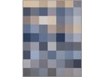 Wohndecke BIEDERLACK "Woven", blau, B:150cm L:200cm, Baumwolle, Wohndecken, Wohndecke, aus 100% Baumwolle
