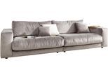 Big-Sofa 3C CANDY "Enisa II, elegantes Mega-Sofa, super bequem und toll verarbeitet", silber, B:290cm H:86cm T:127cm, Korpus/Basismaterial: 100% Polyester. Sitzfläche: 100% Polyester, Sofas, Big-Sofa, bestehend aus Modulen, daher auch individuell aufstellbar