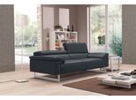 2,5-Sitzer EGOITALIANO "Malika, Designsofa mit hohem Sitzkomfort, edel und bequem", grau (smoke), B:216cm H:94cm T:107cm, Leder »BULL« (echtes Rindsleder). Geschliffenes, pigmentiertes und behandeltes Rindsleder mit einer Dicke von 1, 3-1, 5 mm. Dieses Leder zeigt eine ziemlich weiche Hand mit einem halb undurchsichtigen Aussehen. Es handelt sich um ein geschütztes Leder. Eine leichte Deckschicht