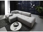 3-Sitzer "Leonardo", grau, B:269cm H:70cm T:153cm, ATLANTIC HOME COLLECTION, Sofas, 3-Sitzer, Ottomane mit XXL-Liegefläche