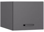 Aufsatzschrank OPTIFIT "OPTImulti", grau (anthrazit matt, anthrazit matt), B:40cm H:35,2cm T:57,1cm, Holzwerkstoff, Schränke, Aufsatzschrank, Breite 40 cm, Höhe 35,2 cm, Tiefe 57,1 cm, mit 1 Klappe