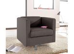 Sessel HOME AFFAIRE "Bob Drehsessel, Clubsessel und Cocktailsessel - alles passt", grau (stone), B:72cm H:71cm T:75cm, Feinstruktur weich (92% Polyester, 8% Nylon);Struktur fein ( 100% Polyester);Struktur (30% Polyester, 70% Polyacryl);Struktur grob (40% Polyester, 60% Polyacryl), Sessel, Sessel, drehbar mit Sternfuß