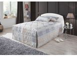 Polsterbett, weiß, B:150cm L:210cm, Bezug Bett: Kunstleder;Bonnell-Federkernmatratze: 51% Polypropylen, 39% Polyester und 10% Baumwolle;Kaltschaummatratze: 100% Polyester, Bezug abnehm- und waschbar bis 60C, WESTFALIA SCHLAFKOMFORT, Betten, Polsterbett, inkl. Bettkasten bei Ausführung mit Matratze
